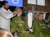 Participants bravely shaved their heads in solidarity with children battling cancer.