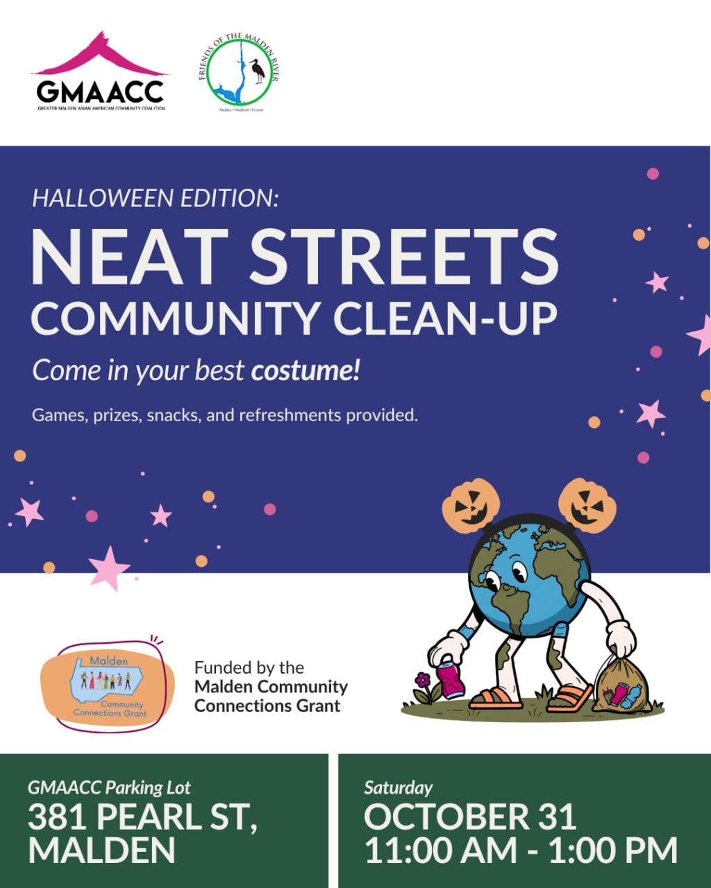 Neat Streets Campaign: with The Greater Malden Asian American Community Coalition (GMAACC)