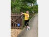 Amy Schutt ran in Ballground, GA