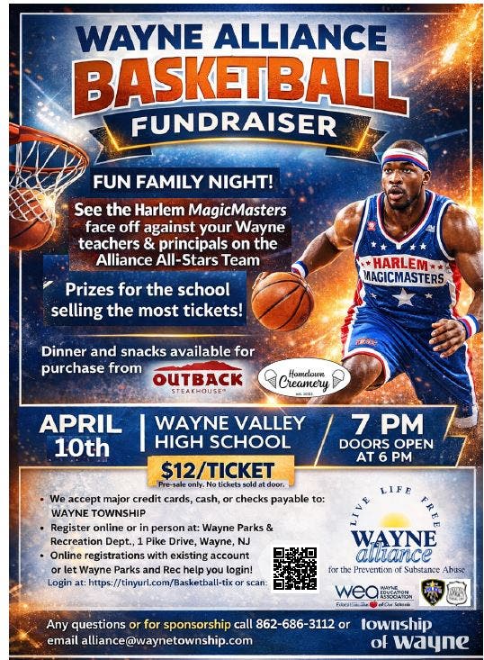 26th Annual Wayne Alliance and Wayne Schools vs Magic Masters Basketball Fundraiser
