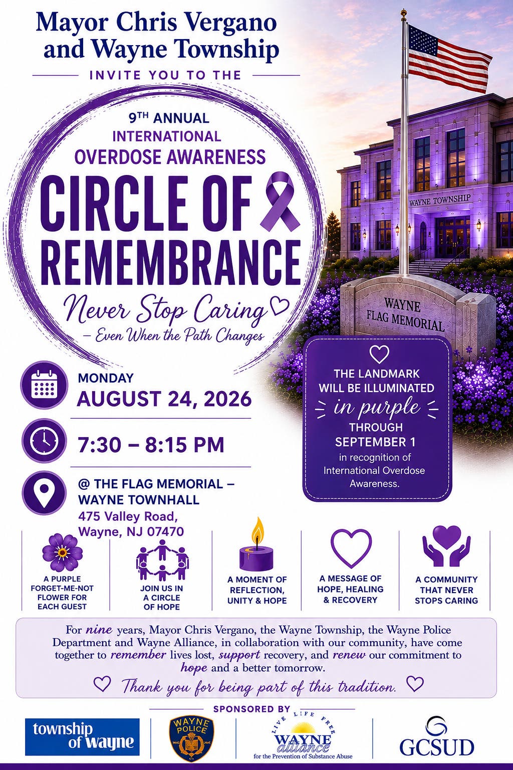 9th Annual International Overdose Awareness & Memorial 