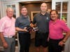 First Place at TPC – Michael Bayoff of Commerce and Nick Perrault of Rochester Hills with Bob Zakar of Dearborn and Patr