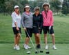 Abir Mehanna, of Dearborn, Aretta Cullen, of Livonia, Betsy O’Donnell, of Grosse Ile, and Nancy Gray, of Northville, at the Women's Health Care Classic on Tuesday, Sept. 21, 2021 at the Dearborn Country Club, in Dearborn,
