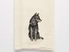Wolf Flour Sack Towel