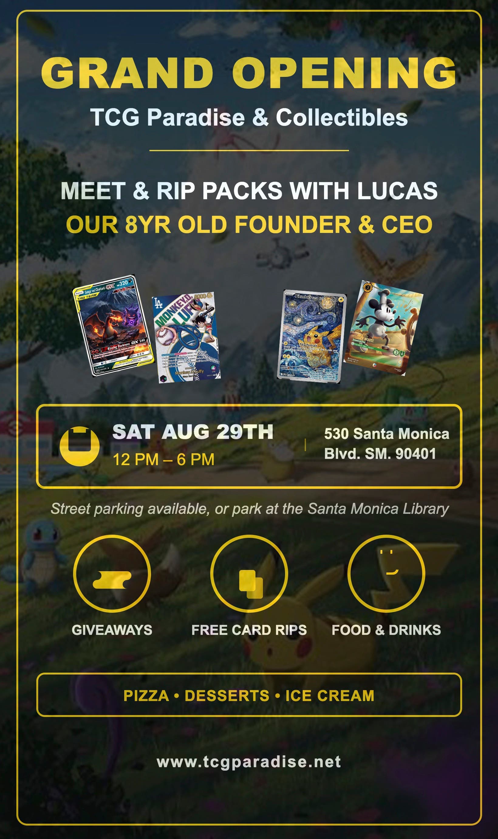 TCG Paradise & Collectibles Grand Opening