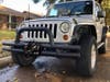 Barlow's Jeep Wrangler: Texas plate number MNL0015