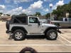Barlow's Jeep Wrangler: Texas plate number MNL0015