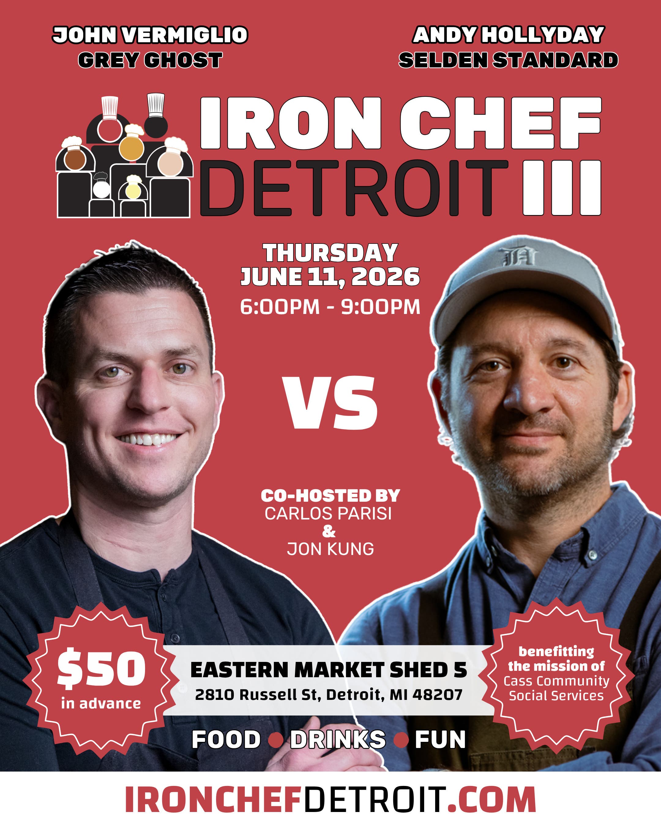You Don't Want to Miss Iron Chef Detroit III !!!
