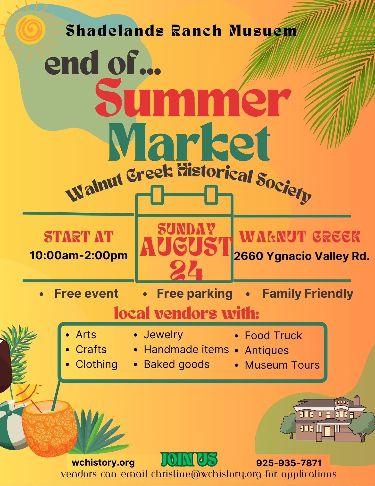 Shadelands Ranch Summer Market