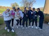 Celebrating victories and Cammie Rubino’s birthday are (l-r) Eliza Edward, Keeva Boyle, Ellery Edwards, Reilly McGeehan, Rachel Pontoriero, Cammie Rubino, Aviva Ross, and Margaret Huber.