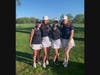 JV players Aviva Ross, Isabel Pruchart, Kate Barnes and Erin Oldale were all smiles after match against New Canaan May 18. Missing from photo are Lila Botur and Ellery Vishno.