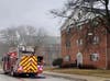 Oak Lawn firefighters struck a fire in an apartment building on Wednesday afternoon. 