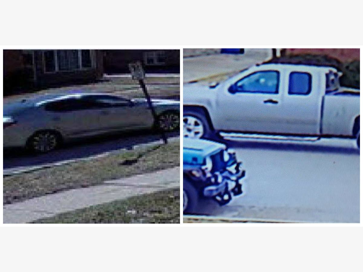 Police have released photos of two vehicles spotted in areas where burglaries have occurred. 