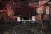 Remnants of a house fire March 26, 2019, in which two occupants had to be fired. 