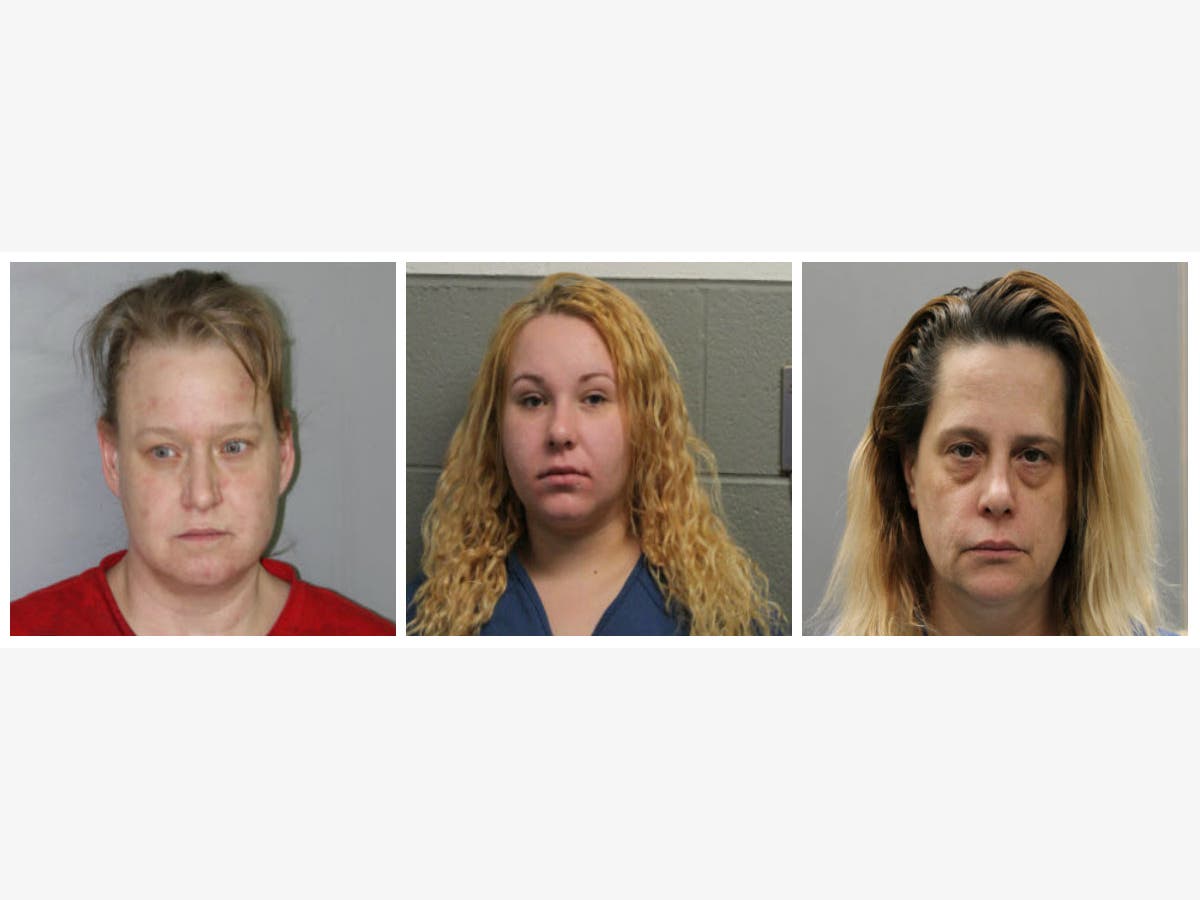 Left to right: Carrie Jones, 41, Magdalena Kotwica, 24 and Michelle Colburn, 51