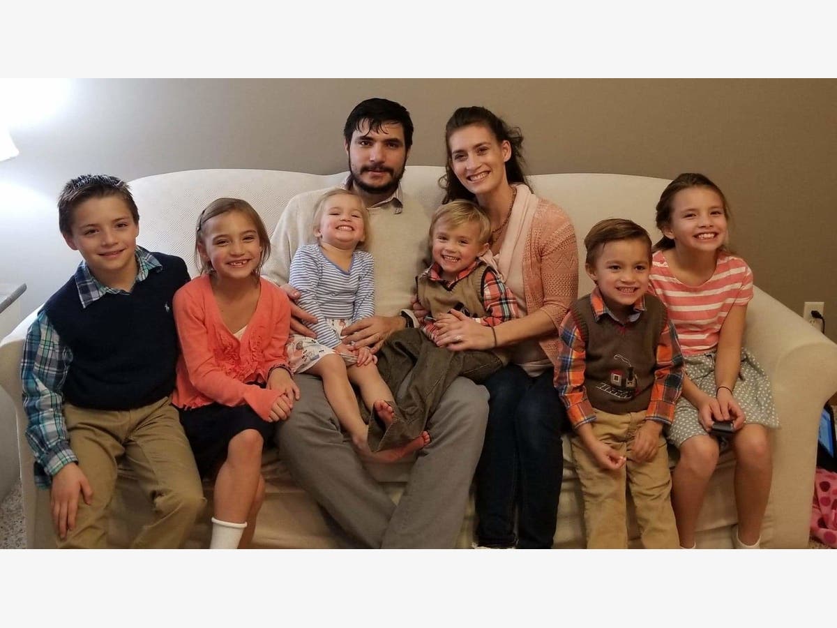 Vernon Zumhagen pictured with his family is running for the Oak Lawn Library Board. 