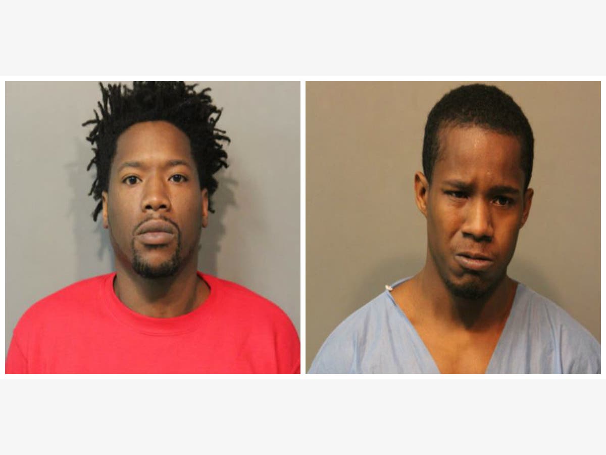 Tyrone Davis, 30, (left) and Deeric Stevens, 30. 