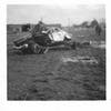 John Mobley's wrecked Ford Galaxy after being tossed by the tornado. John died, but his son Roger survived. 
