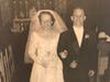 Bruno Bury weds Helen Katie Wainauskis in 1952.