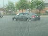 Menard's parking lot in Bridgeview. 