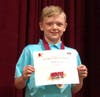 Sward fifth-grader Justin Canvin took top honors for his photograph in the National PTA's Reflections program. 