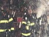 Oak Lawn firefighters fought a detached garage fire on July 4, where a firefighter became overcome by the heat. 