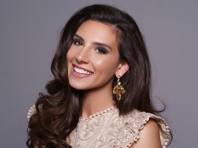 Dana Bezanis, 23, is making her third run for Miss Illinois USA next month in Bloomington, IL. 