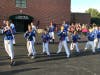 Students from the Woori Academy put on a show.