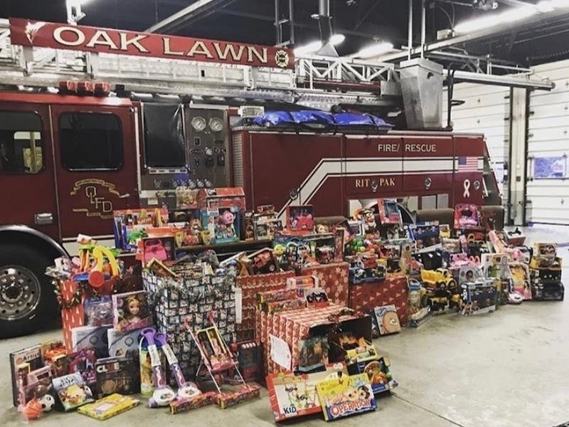 OLFD and Oak Lawn Professional Firefighters Union are teaming up to collect new, unwrapped toys for Advocate Children's Hospital in Oak Lawn.