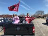 Teachers from Most Holy Redeemer School decorated their cars and visited the homes of all their students.