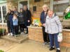 John and Mary Haugh with some of their nieces and nephews, who staged a car parade for John's 86th birthday in Oak Lawn. 