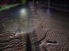 Heavy rain late Thursday evening closed a section of Rt. 83 in Palos Park.