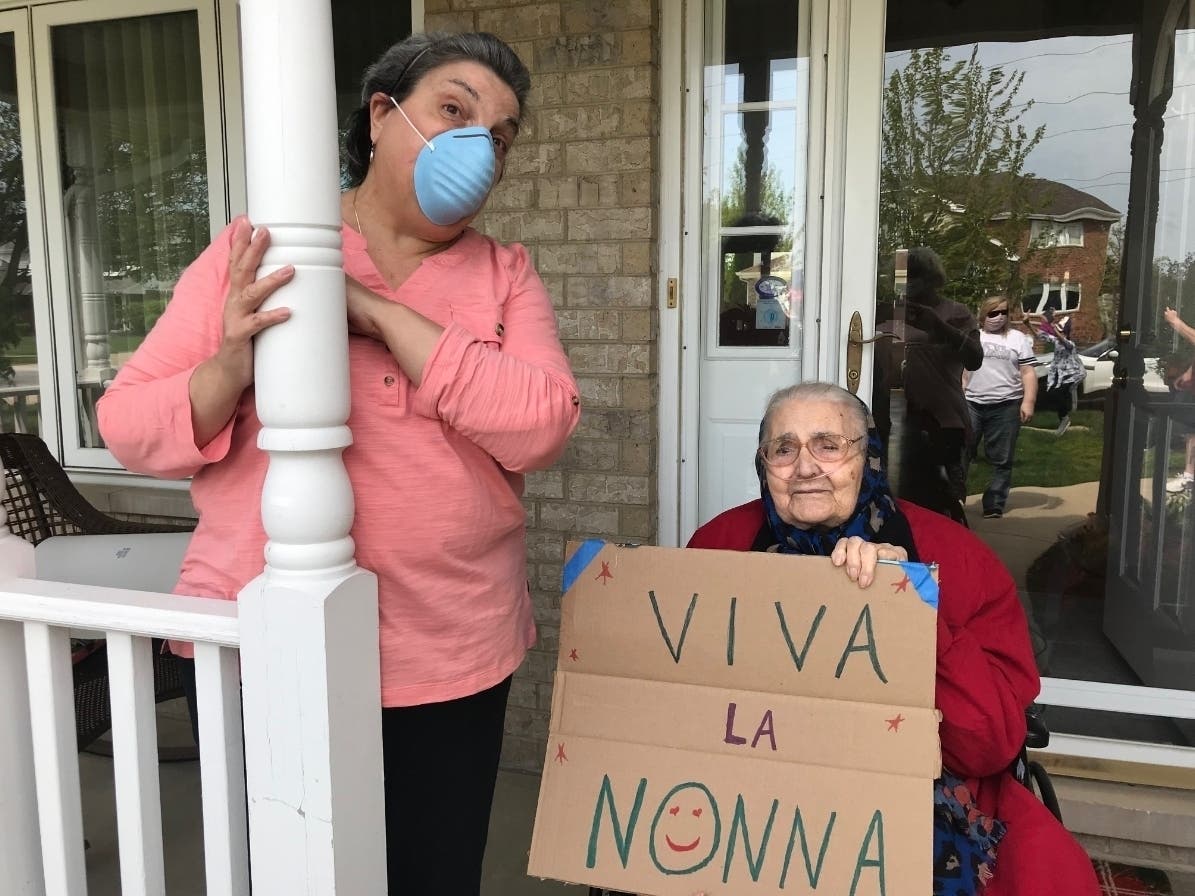 Laura Petruzzelli, Tinley Park's oldest resident at 107, was six years old during the 1918 flu pandemic. 