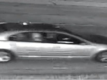 Surveillance image of Mercedes-Benz believed to be involved in an aggravated discharge of a firearm June 27 in Oak Lawn.