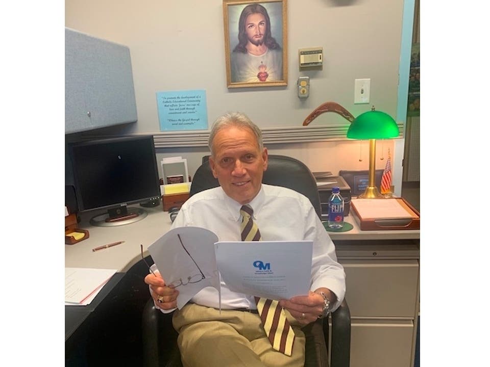 M. Jacob "Doc" Mathius, principal of Queen of Martyrs School