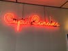 The neon sign in the soda fountain at Cupid Candies, 4709 95th St., Oak Lawn. The store closes forever on Sept. 27. 