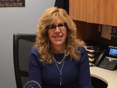 Mary Adkins, financial aid expediter and Veterans Affairs education certifying official.