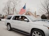 Jack Novak was totally surprised when neighbors and friends threw him a car parade before he leaves for Army basic training. 