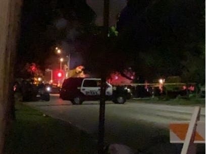 Oak Lawn police investigate a car vs. tree crash on June 13, where it is alleged that a Burbank man shot 19-year-old Edward Green during a car sale gone bad. 