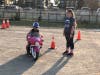 Kids race police cars at Alsip National Night Out.