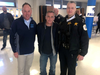Get Behind the Vest Pancake Breakfast: Ald. Matt O'Shea (19th), "Chicago Fire" star David Eigenberg and CPD 22nd District Cmdr. Sean Joyce.