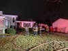 Fire crews respond to a house fire in the 9100 block of 169th Place in Orland Hills.