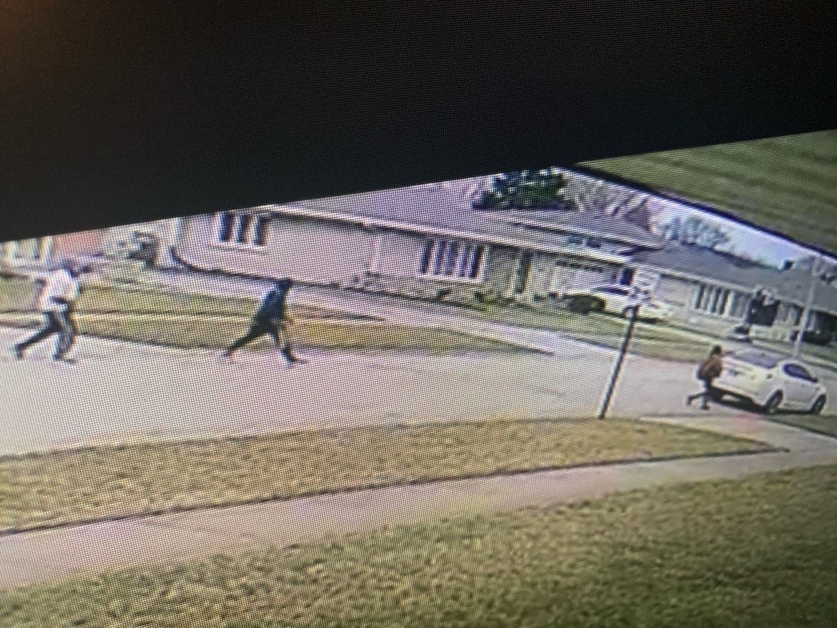 Home security video shows three suspects running to a white Kia after they ransacked an elderly Oak Lawn resident's house at gunpoint in March 22, police said. 