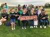 The Sullivan family at the dedication of of Skip Sullivan Field at Oak Lawn Community High School.