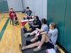 Members of Evergreen Park Community High School's National Honor Society collect 60 units of blood for  Versiti at school blood drive.