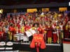The McAuley student section rock to Taylor Swift during Friday's 4A girls volleyball semifinal against the St. Charles East Fighting Saints. 