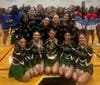 Oak Lawn Community High School varsity and JV squads place at Marian Catholic, qualify for state cheerleading championships in January.