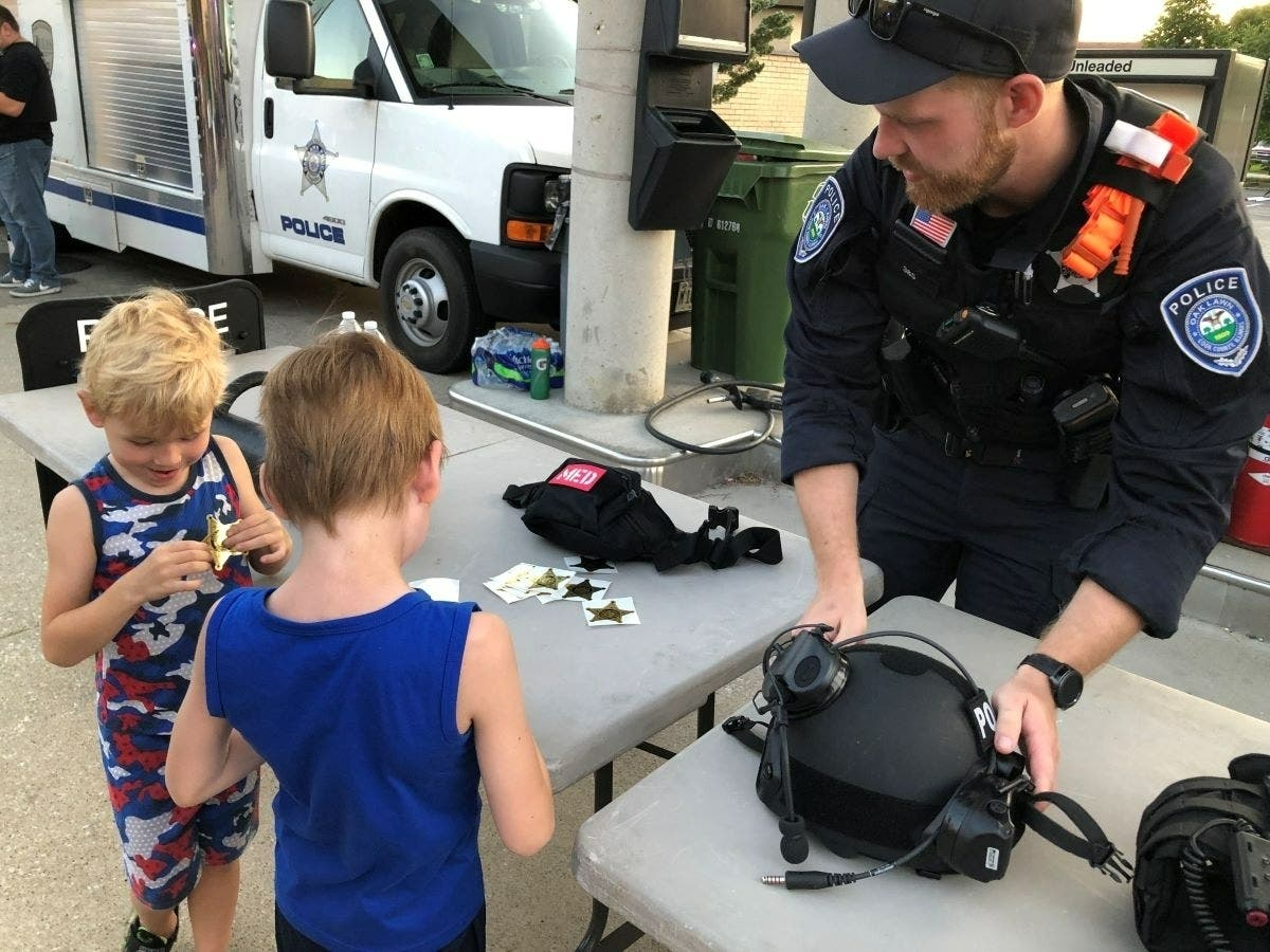 Oak Lawn police and fire departments invite residents to come out for National Night Out, Aug. 1, featuring demos, tours, freebies and more.