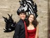 Freshmen class members of the EPCHS 2023 Homecoming Court Aiden Carr and Salem Majoch 