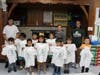 EPCHS students Angel Camacho-Gonzalez and Samanthat Ricks, alumni of Northeast School, distributed "Future Mustangs" to Northeast kindergarters.